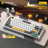 LEOBOG Hi75C/Hi75C Pro Tri-Mode Aluminum Keyboard mechkeysshop Astronaut - [Tri-mode RGB] Strawberry Mint Switch Hi75C 