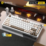 LEOBOG Hi75C/Hi75C Pro Tri-Mode Aluminum Keyboard mechkeysshop Baileys - [Tri-mode RGB] Turquoise Switch Hi75C 