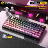 LEOBOG Hi75C/Hi75C Pro Tri-Mode Aluminum Keyboard mechkeysshop Blackberry Pink - [Tri-mode RGB] Star Arrow Switch Hi75C 