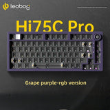 LEOBOG Hi75C/Hi75C Pro Tri-Mode Aluminum Keyboard mechkeysshop Grape Purple Kit [Tri-mode RGB] Hi75C 