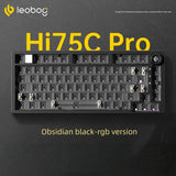 LEOBOG Hi75C/Hi75C Pro Tri-Mode Aluminum Keyboard mechkeysshop Obsidian Black Kit [Tri-mode RGB] Hi75C 