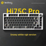 LEOBOG Hi75C/Hi75C Pro Tri-Mode Aluminum Keyboard mechkeysshop Snow White Kit - [Tri-mode RGB] Hi75C 