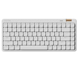 Lofree Flow Lite Gasket Low Profile Keyboard mechkeysshop White 84 Keys 