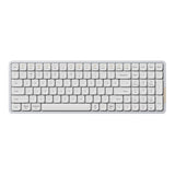 Lofree FLOW Low Profile Mechanical Keyboard mechkeysshop White-100keys Ghost Linear 