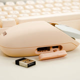 Lofree Milk Tea Bluetooth Mouse mechkeysshop 