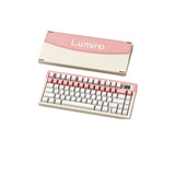 LUMINKEY LO75 Hot-swappable Custom Mechanical Keyboard mechkeysshop Blush Petal 