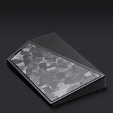 LUMINKEY Split Metal Wrist Rest – Forged Carbon Fiber & Alloy Design mechkeysshop Anodized Black – Carbon Fiber Mirror-finish 