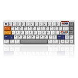 LUMINKEY65 Hot-swappable VIA Aluminium Alloy Mechanical Keyboard mechkeysshop Cool White 