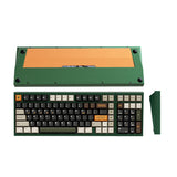 LUMINKEY98 Exchangeable PAD Luminum Alloy Mechanical Keyboard mechkeysshop Ano-Jade Green(Copper Limited Edition) GATERON Sylva Switch 