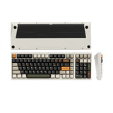 LUMINKEY98 Exchangeable PAD Luminum Alloy Mechanical Keyboard mechkeysshop E-Retro White GATERON Sylva Switch 