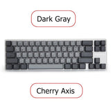 Magicforce 68keys PBT Sublimation Edition Wired Mechanical Keyboard mechkeysshop Dark Gray Cherry Blue Switch 