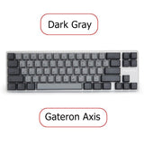 Magicforce 68keys PBT Sublimation Edition Wired Mechanical Keyboard mechkeysshop Dark Gray Gateron Blue Switch 