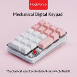 Magicforce Crystal 21 Keys Keypad External Financial Digital Keyboard mechkeysshop 