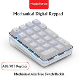 Magicforce Crystal 21 Keys Keypad External Financial Digital Keyboard mechkeysshop 