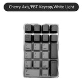 Magicforce Crystal 21 Keys Keypad External Financial Digital Keyboard mechkeysshop Dark Gray-Cherry Black Switch 