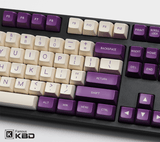 Maxkey Purple White SA 134 Keys ABS Keycap mechkeysshop 