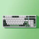 MCHOSE G98 Gasket Three Mode Mechanical Keyboard mechkeysshop G98 Green KTT Hyacinth 