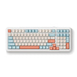 MCHOSE K99 V2 Gasket Mechanical Keyboard mechkeysshop K99 V2-Orange Beige ice cream 