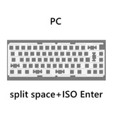 MONKA 6067 Split Space Positioning Plate mechkeysshop PC(split space+ISO Enter) 
