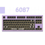 MONKA 6087 Aluminium Alloy 80% Keyboard Kit mechkeysshop 6087 Kit(wired) Purple 