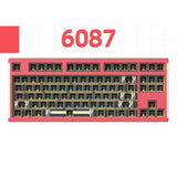 MONKA 6087 Aluminium Alloy 80% Keyboard Kit mechkeysshop 6087 Kit(wired) Red 