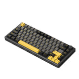 MONKA A75 Aluminum Tri-Mode Wireless Mechanical Keyboard mechkeysshop Black Star Blue Switch 