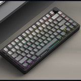 MONKA A75 MAX Aluminum Tri-Mode QMK/VIA Mechanical Keyboard mechkeysshop Black(side printed) Star Blue Switch 