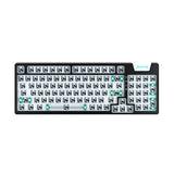 MONKA AE98 Gasket Hot-swap Three Mode Mechanical Keyboard mechkeysshop Black Kit Gasket Kit 