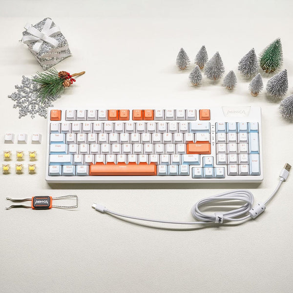 MONKA AE98 Gasket Hot-swap Three Mode Mechanical Keyboard – mechkeysshop