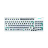 MONKA AE98 Gasket Hot-swap Three Mode Mechanical Keyboard mechkeysshop White Kit Gasket Kit 