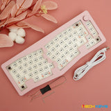MONKA Alice67Pro Aluminium Alloy Keyboard Kit mechkeysshop Alice67Pro Pink 