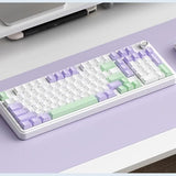 MONKA K100 Gasket Wireless RGB Mechanical Keyboard mechkeysshop K100 Purple Sea Salt V2 