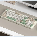 MONKA K100 Gasket Wireless RGB Mechanical Keyboard mechkeysshop K100 Retro Sea Salt V2 