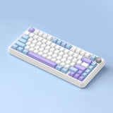 MONKA K75 Three Mode Gasket Mechanical Keyboard mechkeysshop K75 Purple Sea Salt V2 