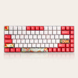 NEWMEN GM840Pro Hot Swap Three-mode Mechanical Keyboard mechkeysshop Box Red Red 