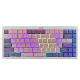 NIZ L84/L99 Low Profile MAC Three Mode EC Keyboard mechkeysshop L84-Three mode-RGB 30g White