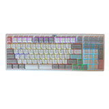 NIZ L84/L99 Low Profile MAC Three Mode EC Keyboard mechkeysshop L99-Three mode-RGB 30g White