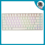 PLUM NIZ NEW Micro82 EC Keyboard mechkeysshop T82-three mode-RGB-35g-full white 