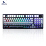 Pre-Order Darmoshark TOP98 Side Printed Three Mode Mechanical Keyboard mechkeysshop TOP98 Black(side-printed) Tactile Switch 