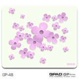 QPAD GP-48 Glass Mouse Pad mechkeysshop GP-48C Lucky Flower 480x400x4mm 