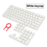 REDRAGON Scarab A130 104 Keys Crystal Key Caps mechkeysshop White 