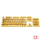 REDRAGON(ET)104 Keys Backlit Electroplated Keycaps mechkeysshop Gold 