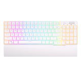 ROYAL KLUDGE RK96 RGB Tri-Mode Hot Swappable Mechanical Keyboard mechkeysshop White Blue Switch 