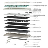 SIKAKEYB HM80 with Screen Magnetic Switch Mechanical Keyboard mechkeysshop 