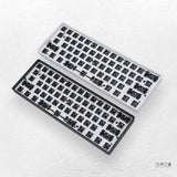 SIKAKEYB SK1 Series1 Aluminum/Transparent 61keys Keyboard Kit mechkeysshop Black Plastic Kit 