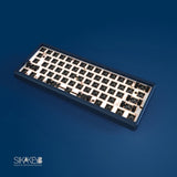 SIKAKEYB SK1 Series1 Aluminum/Transparent 61keys Keyboard Kit mechkeysshop Blue Metal Kit 