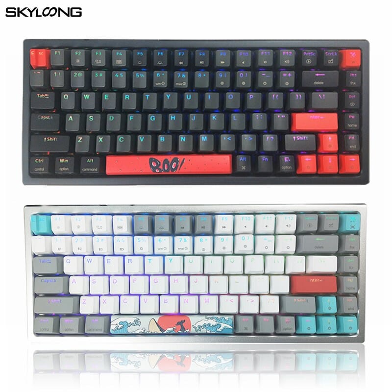 84 Keys Skyloong SK84 84 Keys Gateron Switch Mechanical Keyboard – mechkeysshop