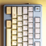 Soulcat Bakery Meow Cherry Profile PBT+PC Keycaps Set mechkeysshop 