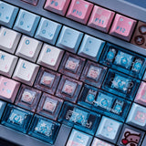 Soulcat Electronic Meow Cherry Profile PBT+PC Keycaps Set mechkeysshop 