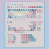 Soulcat Electronic Meow Cherry Profile PBT+PC Keycaps Set mechkeysshop Electronic Meow 